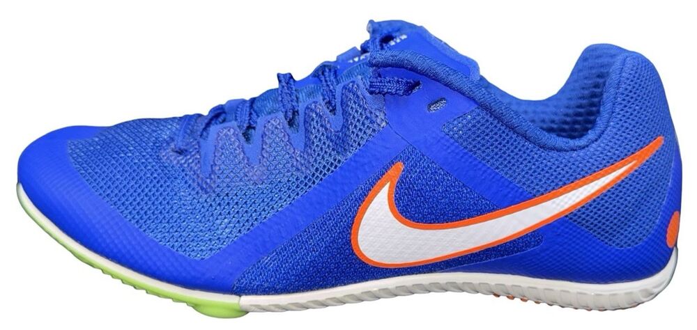 Nike Zoom Rival Mens Size 5 Track Field Shoes Sneakers 12 Spike Key Bag Blue New